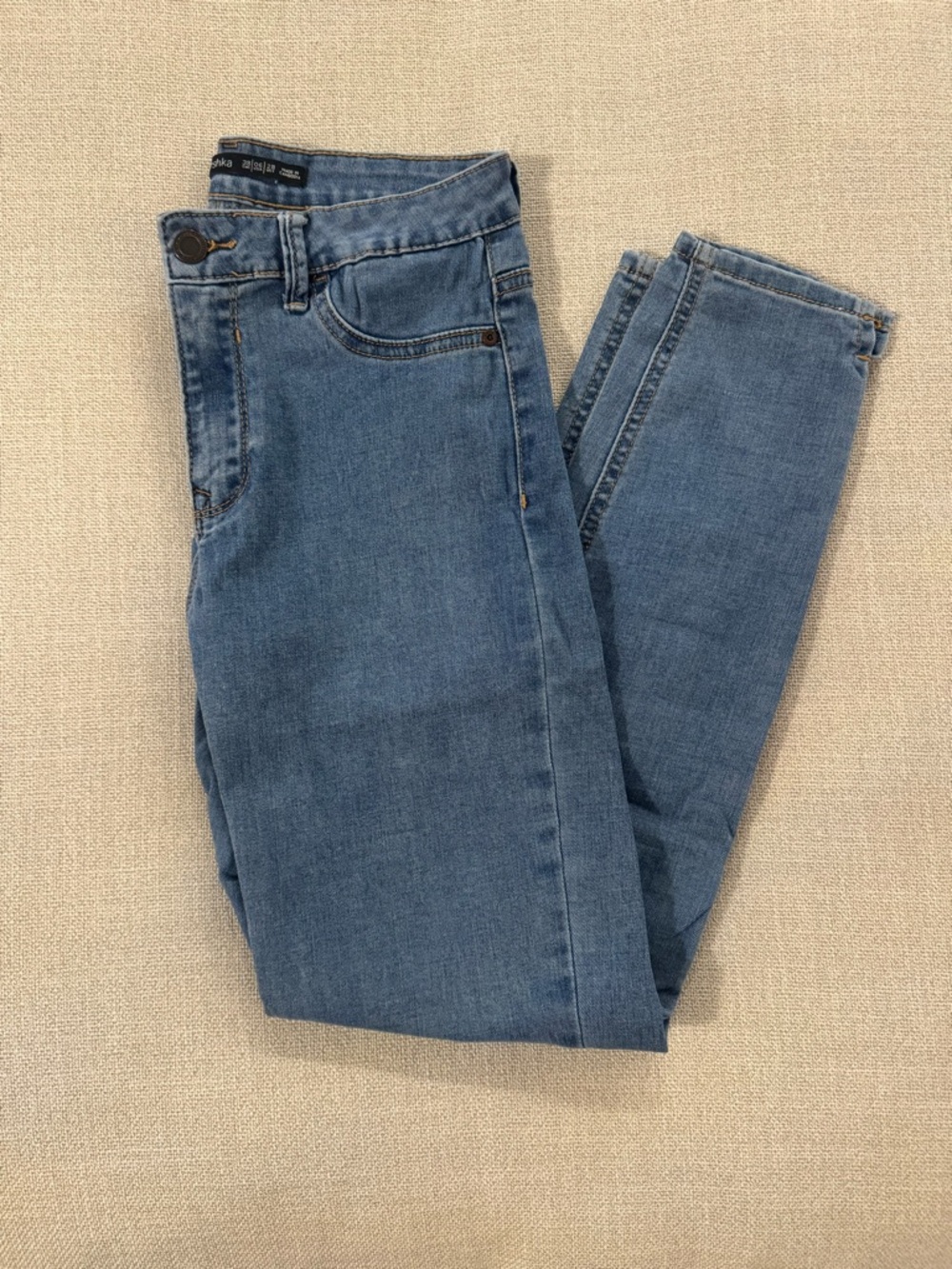 Bershka Classic Light Blue Skinny Jeans